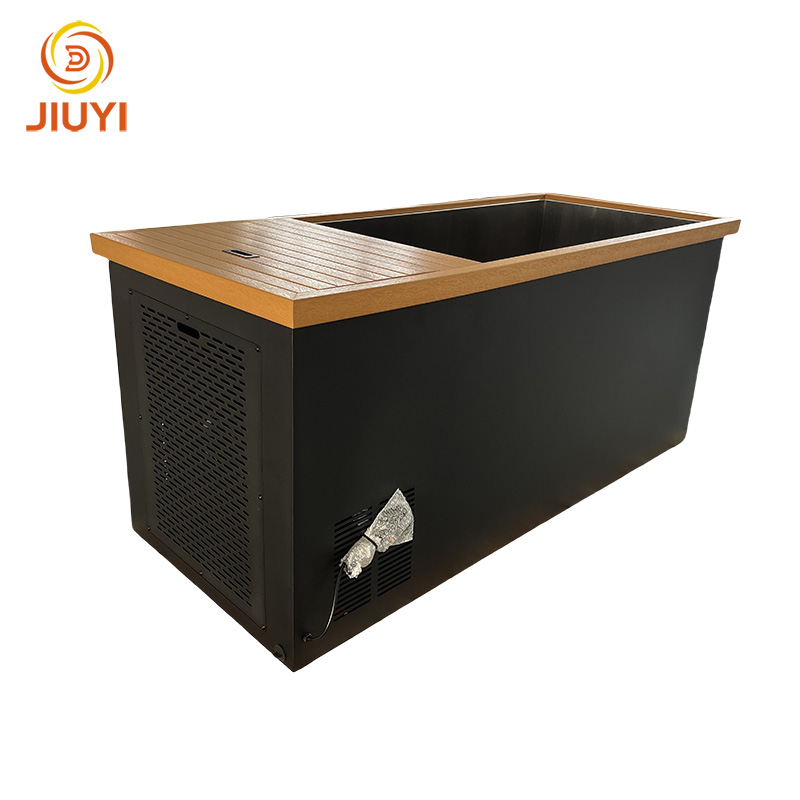 Hot Sale Wooden Lay Ice Baths Spa Tubs Cold Plunge Therapy Tub with Cold Chiller and Ozone
