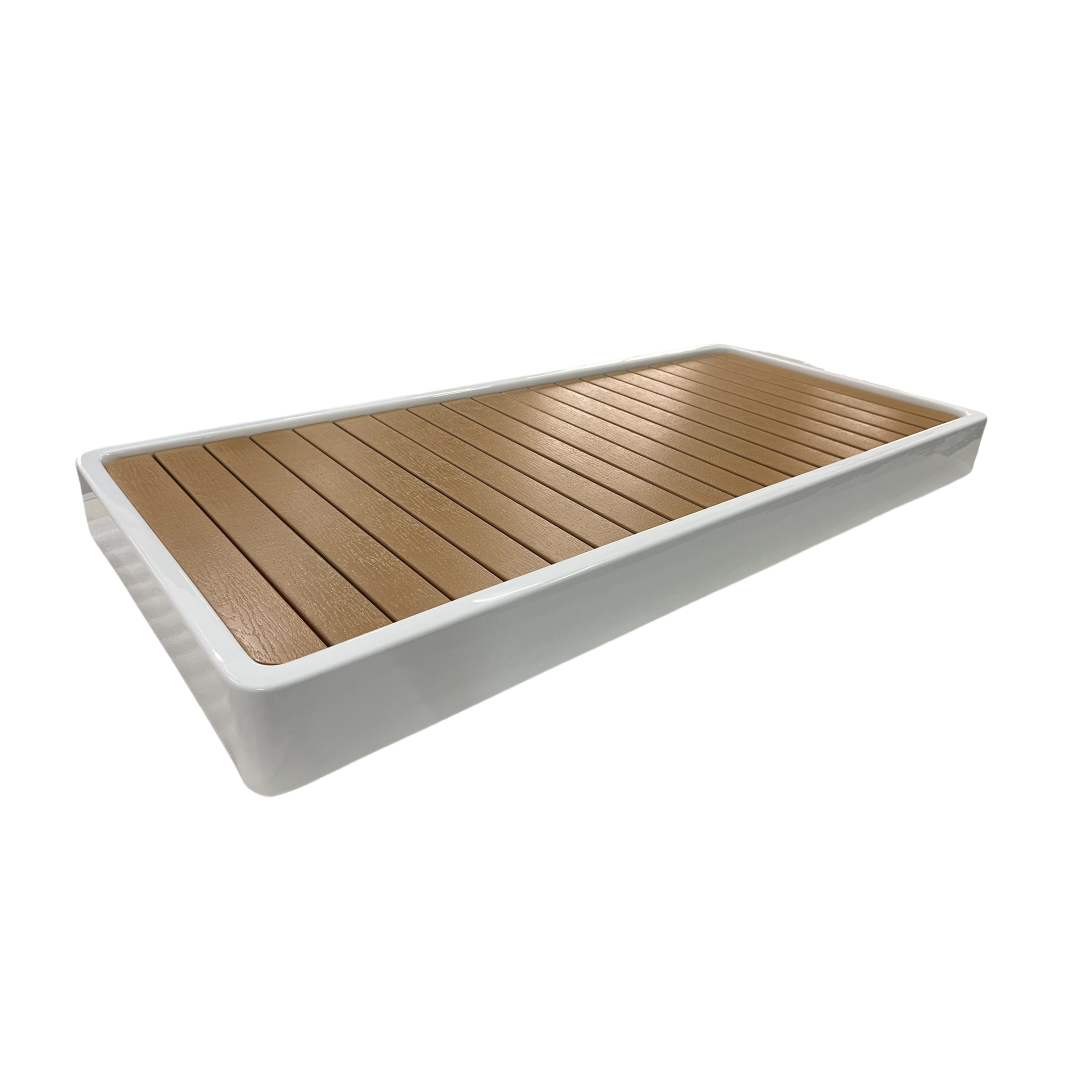 2024 Latest Outdoor  Ice  Bathtub Acrylic Foot-step   Chill  Tub  Step   Swimming  Pool   Step  Cold  Plunge Foot-rest