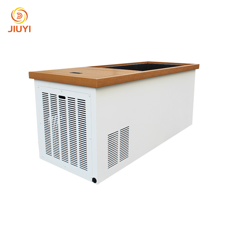 Morden Design Plastic Wood Metal Inner Cold Plunge Ice Bath with Chiller for Body Maintenance