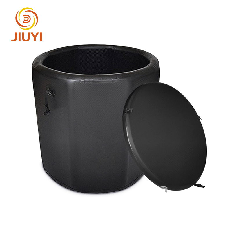 Professional Round Collapsable Plunge Ice Bath Flexible Barrel Pool Spa Tub Bathtub Cold Plunge Barrel with Water Chiller
