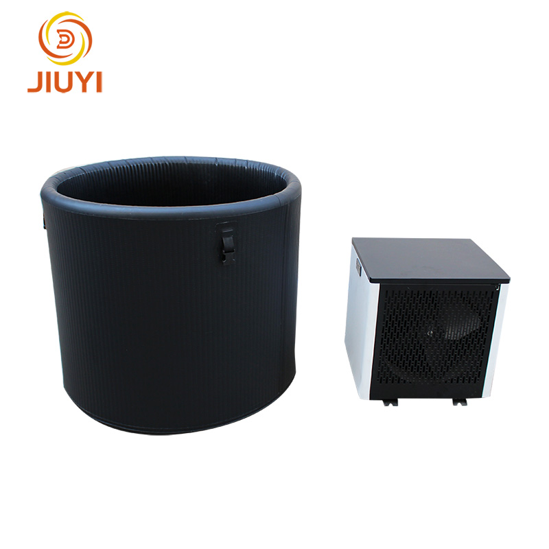 Outdoor Use Body Recovery Pool Drop Stitch Fabric Inflatable Cold Plunge Ice Bath with Chiller
