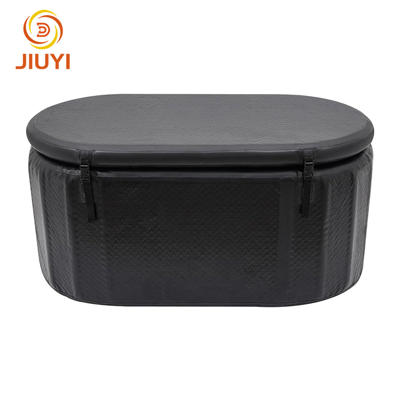Custom logo Pvc Plastic Cold Plunge Portable Inflatable Ice Bath Tub with Cooling System for Gym Fitness Recovery