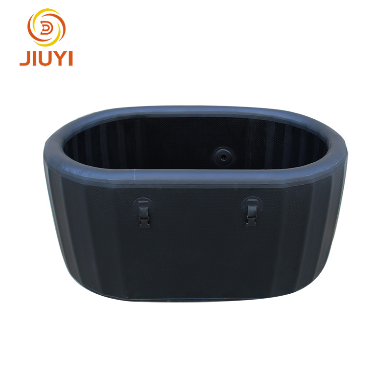 Home Therapy Cold Plunge Recovery Pod Oval Ice Bath Inflatable Bucket Giant Portable Ice Bath Tub with Lid and Cooler Chiller