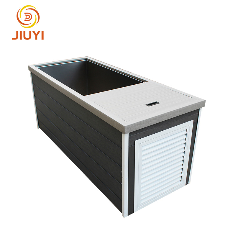 Stainless Steel Liner Wood Cold Plunge Cooling Water Therapy Portable Ice Bath Tub for Recovery