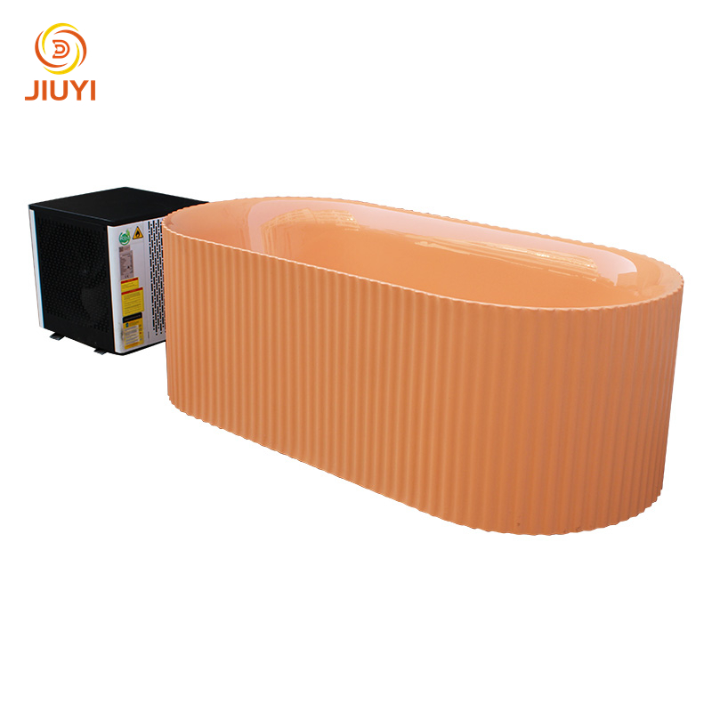 Customizable Large Size 1800mm Cold Plunge Tub Acrylic Ice Bath with 1hp Chiller for Adults