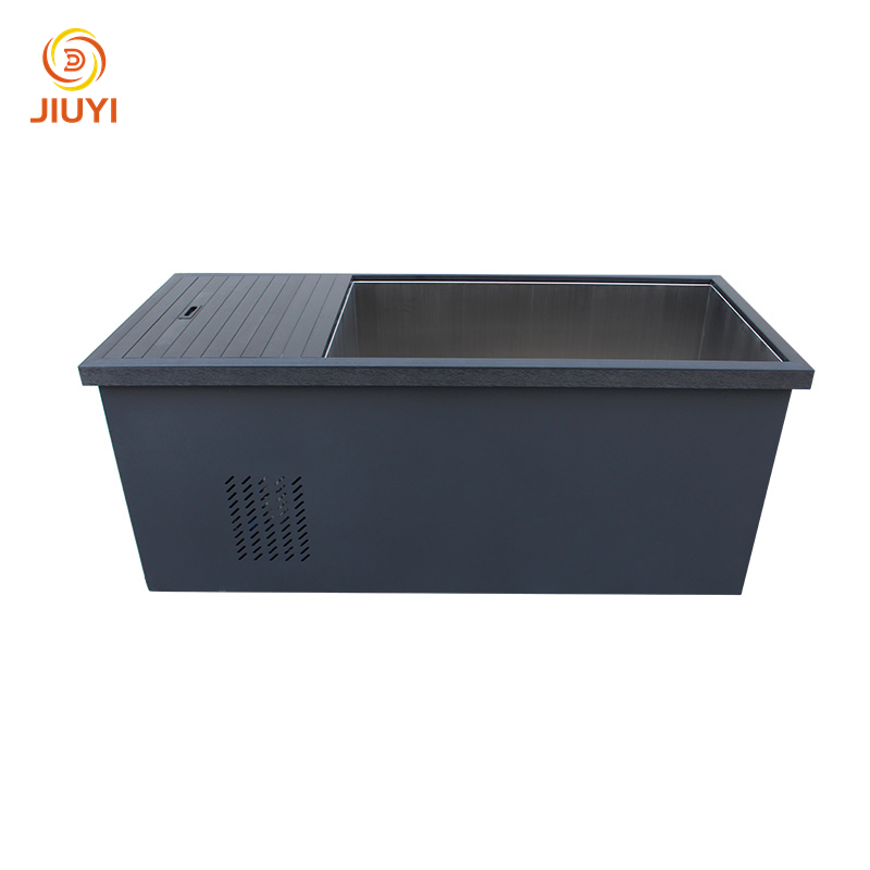 Luxury Cooling Unit Athletes Wooden Stainless Steel Liner Portable Metal Cold Plunge Ice Bath for Sale