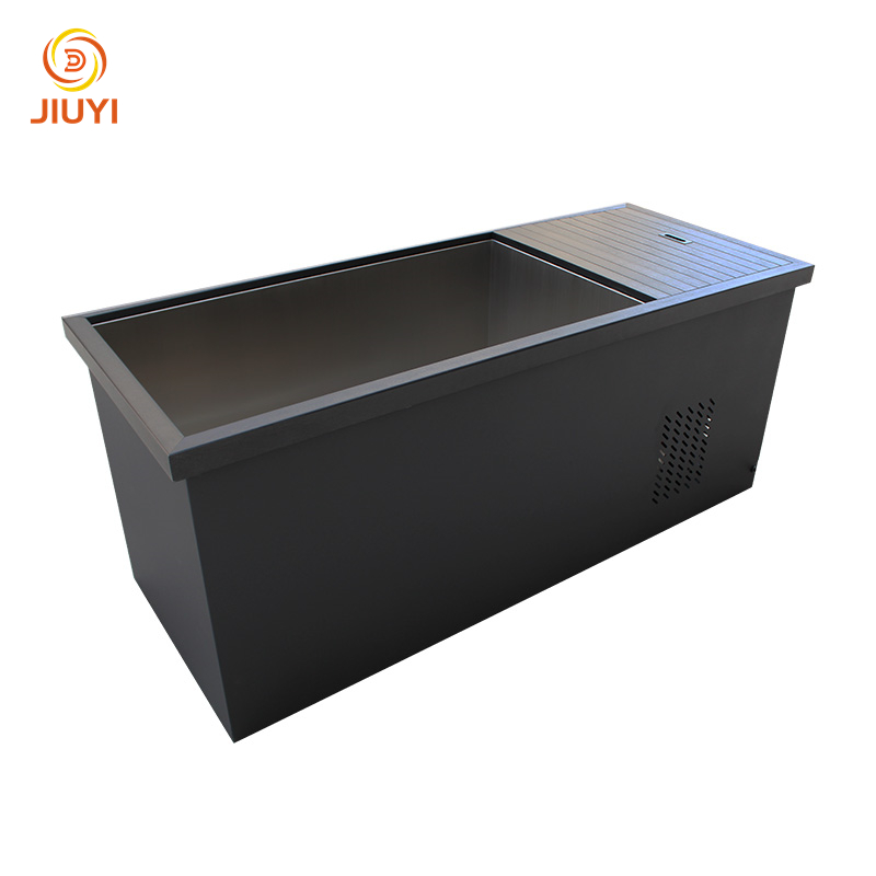 Stainless Steel Wood Ice Bath Portable Athlete Recovery Pod Ice Water Cold Plunge Tub with Chiller