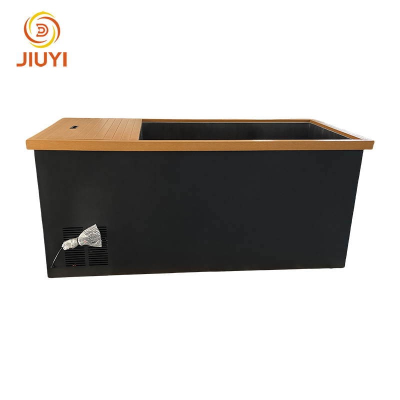 New Design Canadian Outdoor Wood Stainless Steel Cold Plunge Premium Ice Bath with Chiller