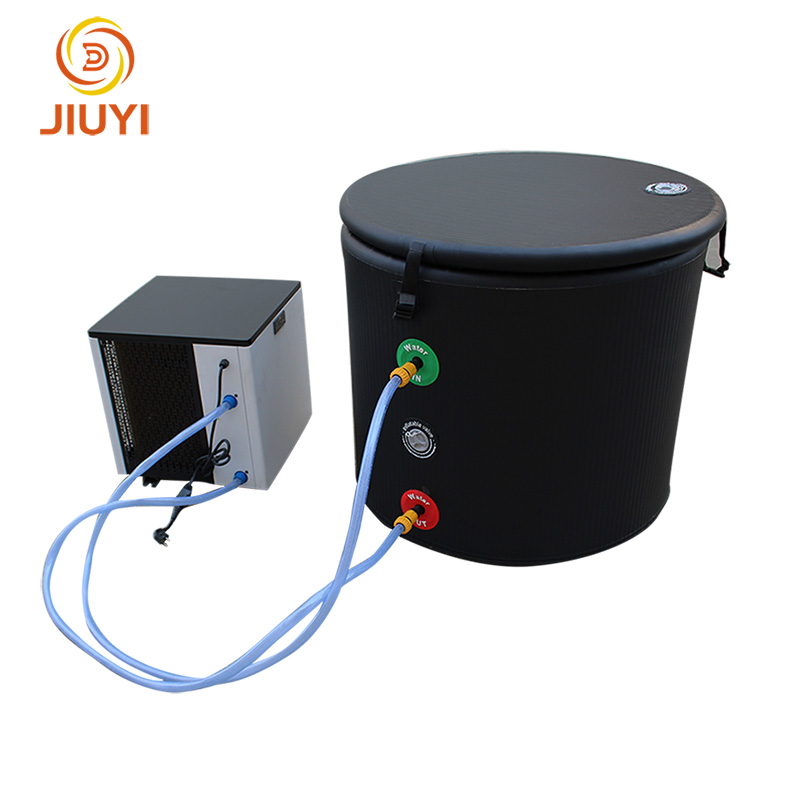 Custom Cold Plunge Ice Barrel Tub with Cold Water Cooling System Chiller Optional for Athletes